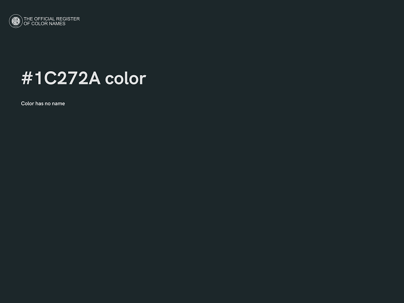 #1C272A color image