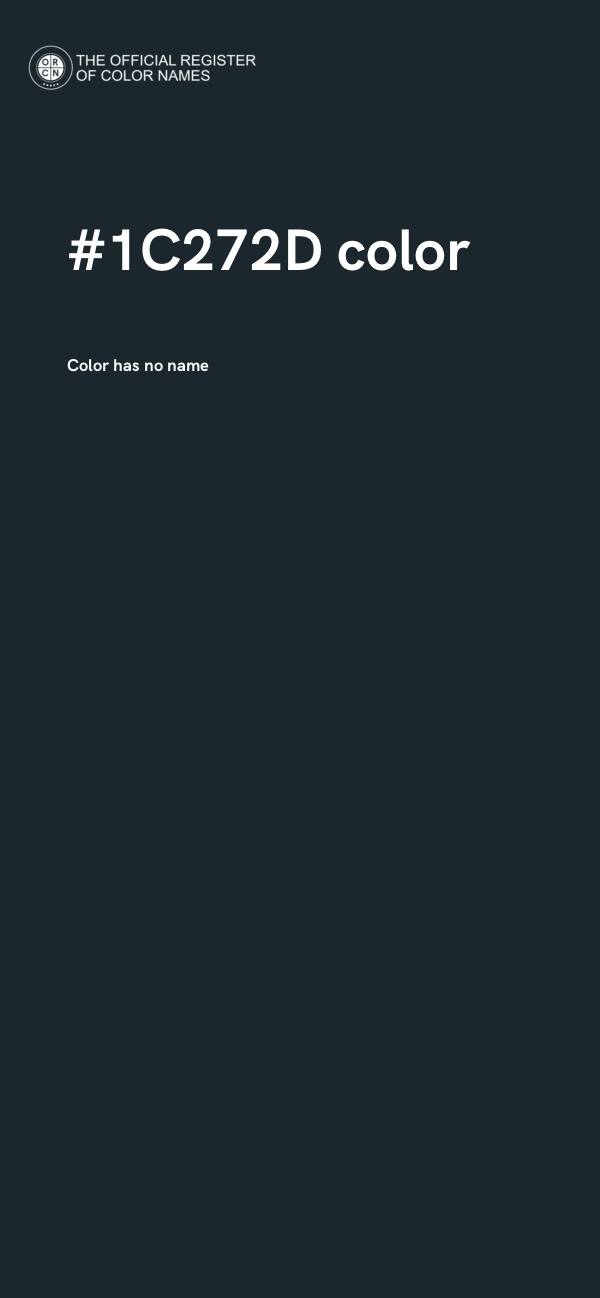 #1C272D color image