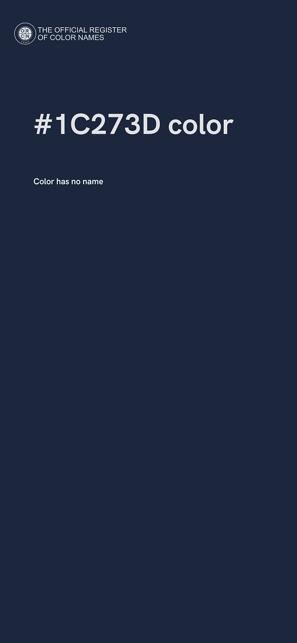 #1C273D color image