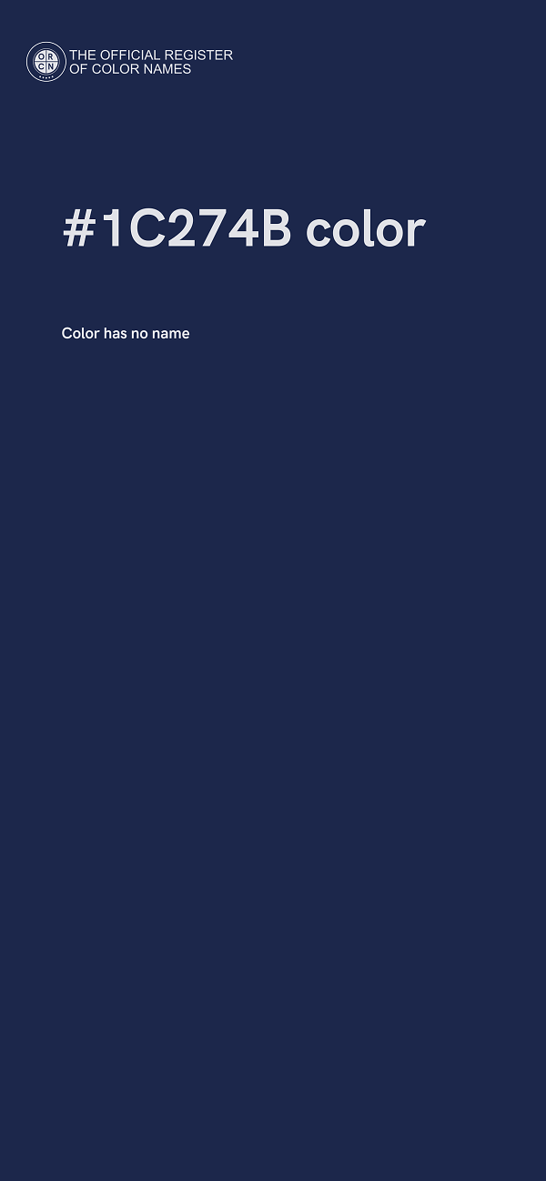 #1C274B color image