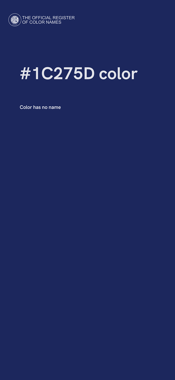 #1C275D color image