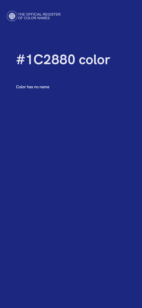 #1C2880 color image