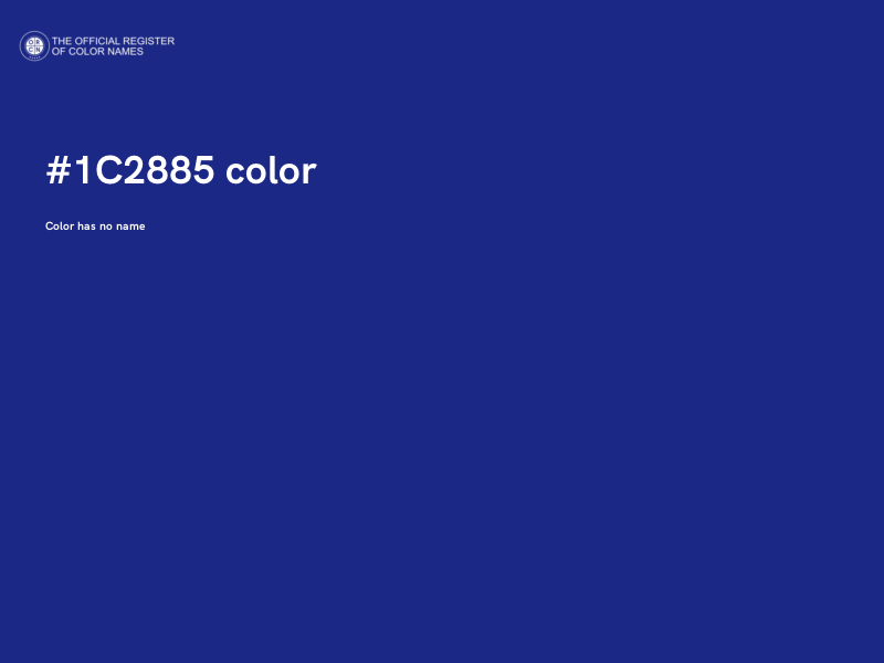 #1C2885 color image