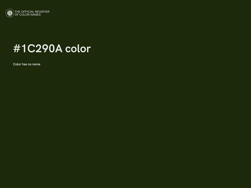#1C290A color image
