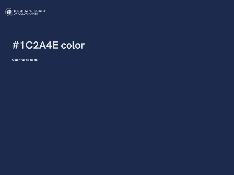 #1C2A4E color image