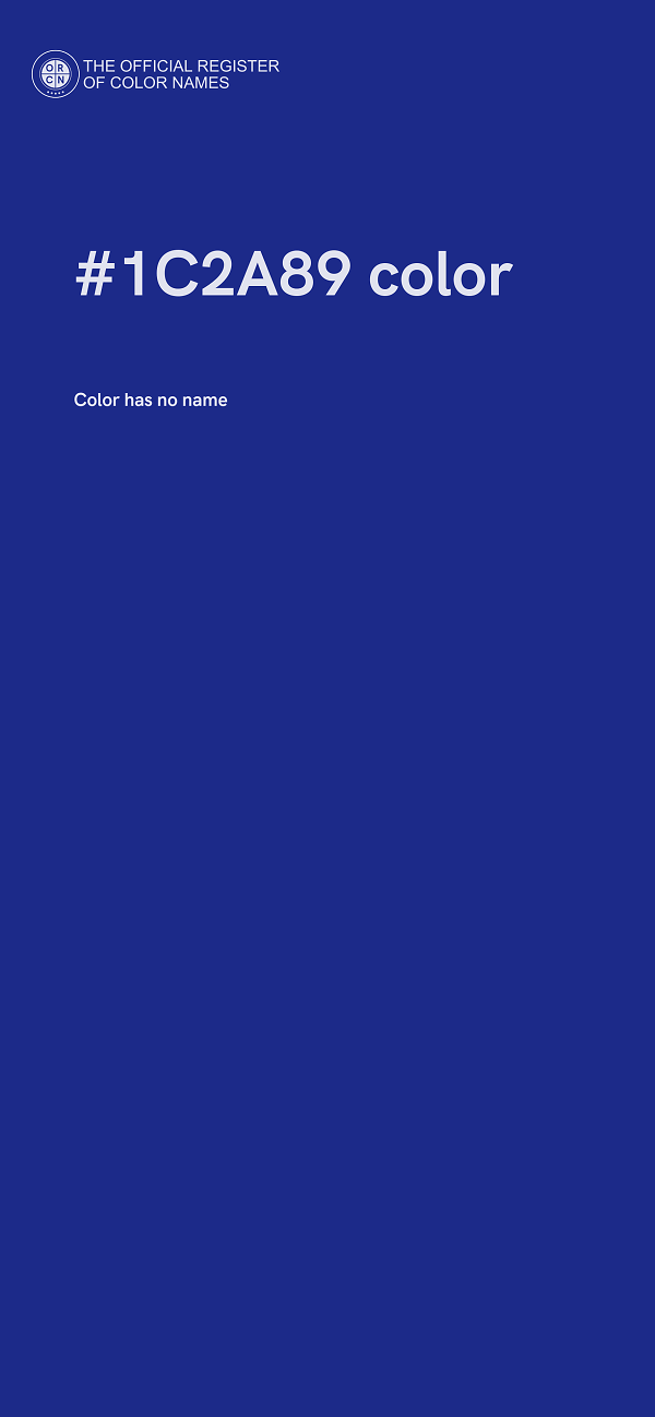 #1C2A89 color image