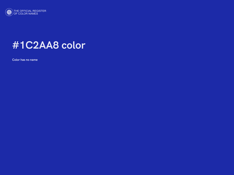 #1C2AA8 color image