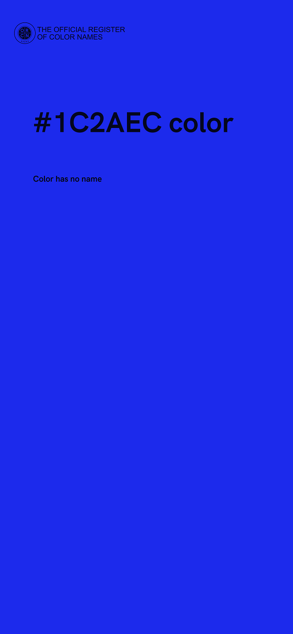 #1C2AEC color image