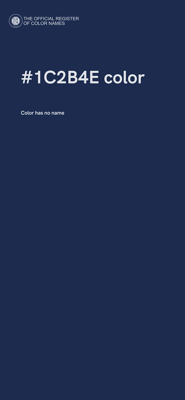 #1C2B4E color image