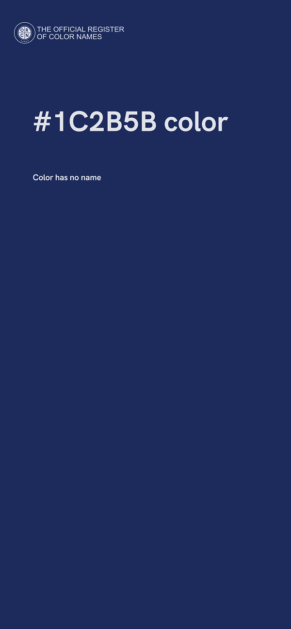 #1C2B5B color image