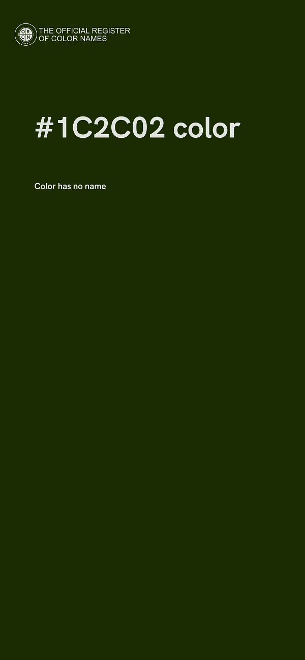 #1C2C02 color image