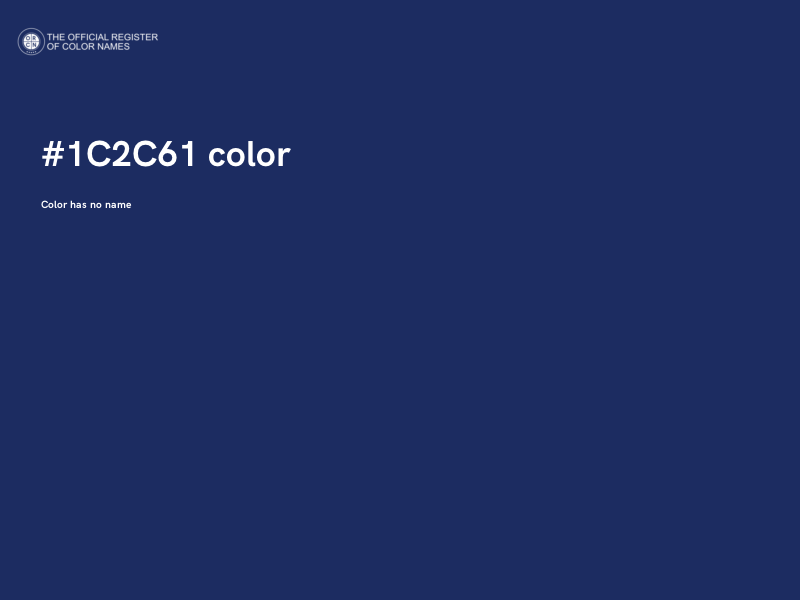 #1C2C61 color image