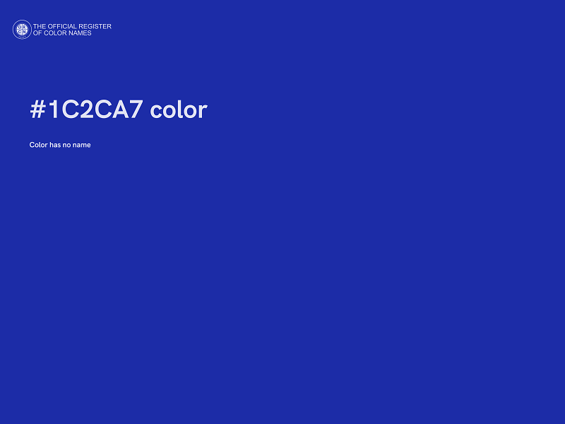 #1C2CA7 color image