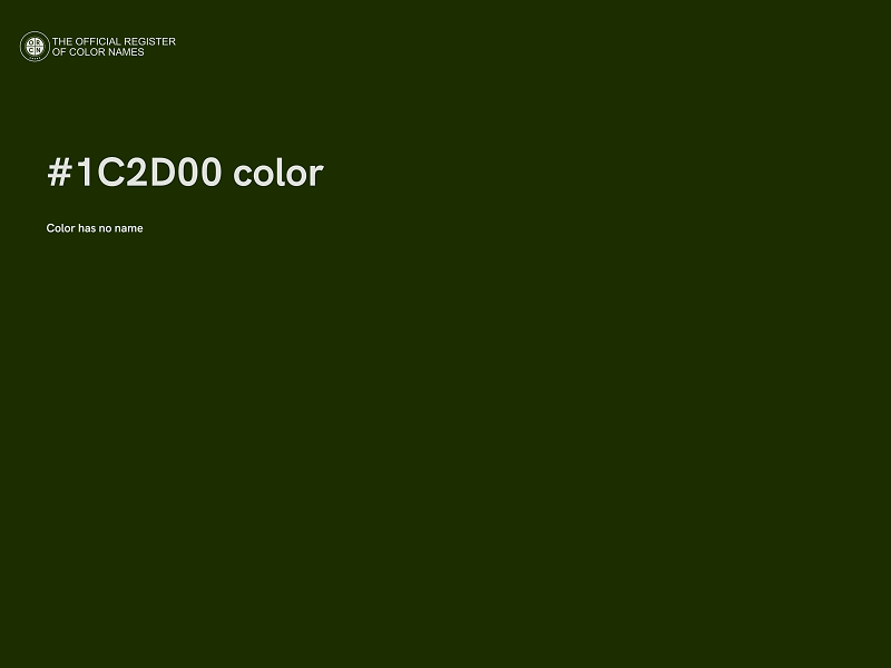 #1C2D00 color image