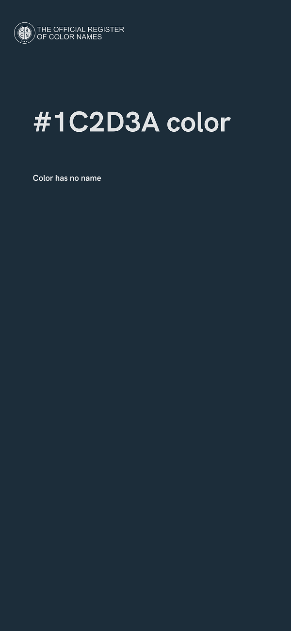 #1C2D3A color image