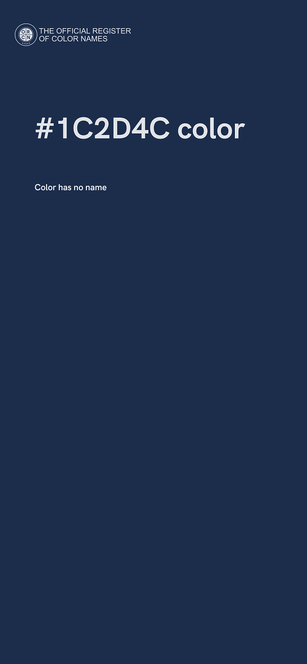 #1C2D4C color image