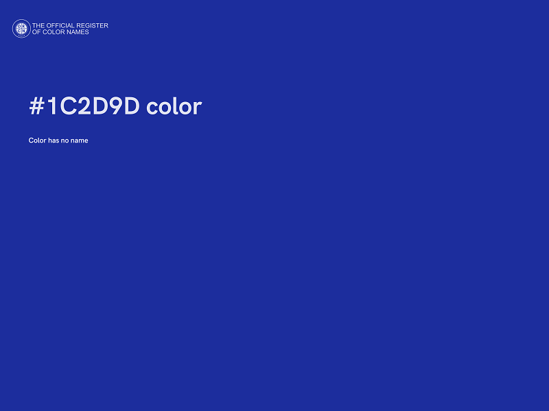 #1C2D9D color image