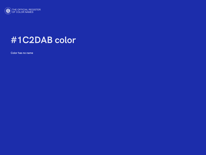 #1C2DAB color image