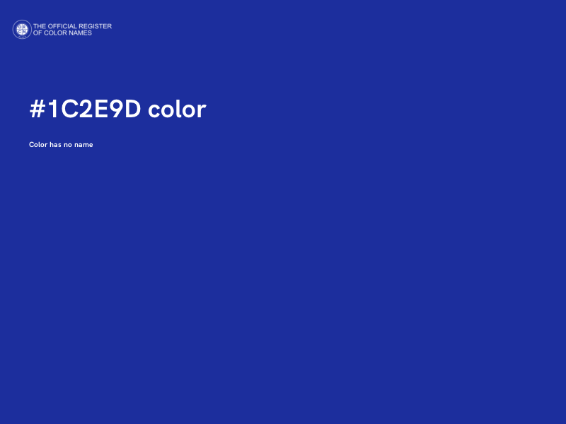 #1C2E9D color image