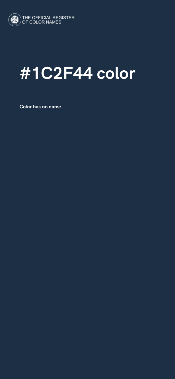 #1C2F44 color image