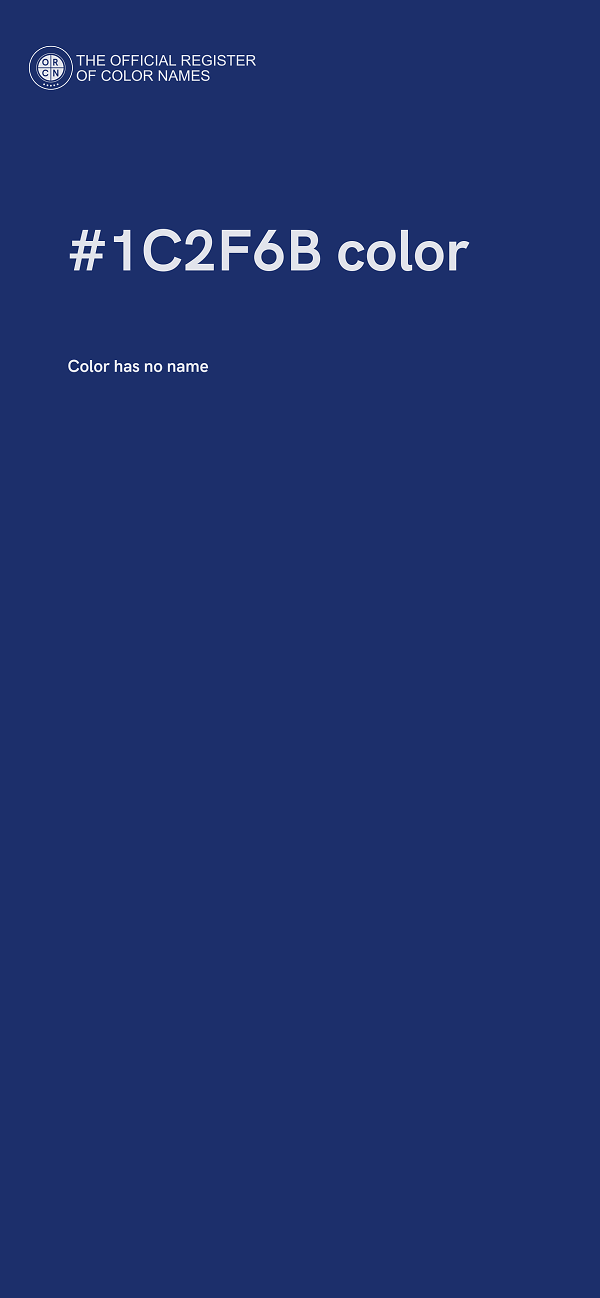 #1C2F6B color image