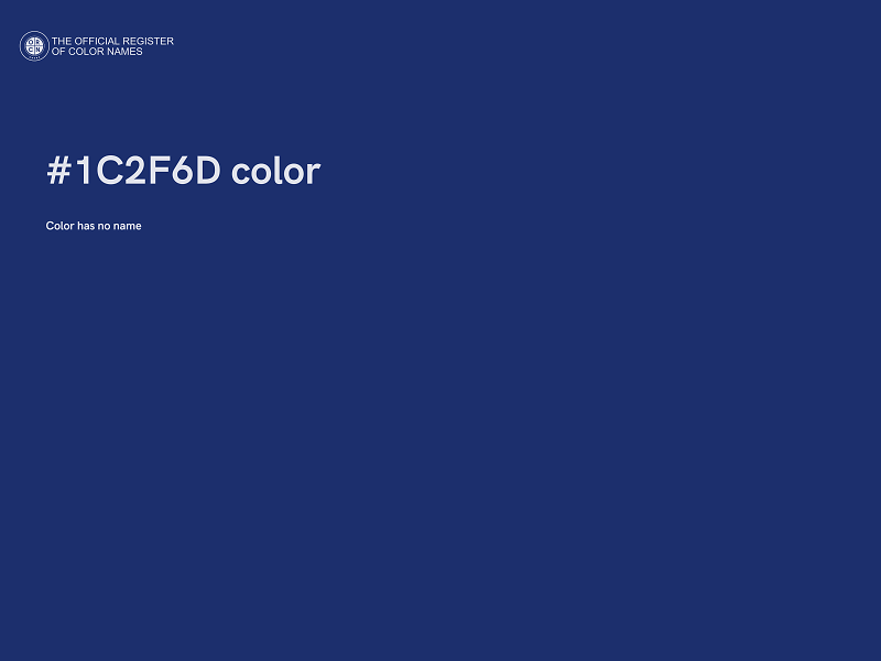 #1C2F6D color image