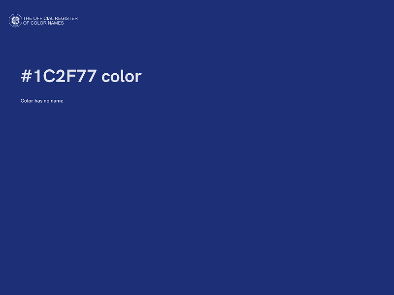 #1C2F77 color image