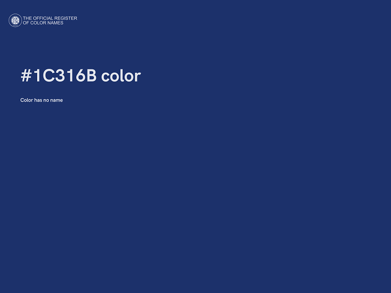 #1C316B color image