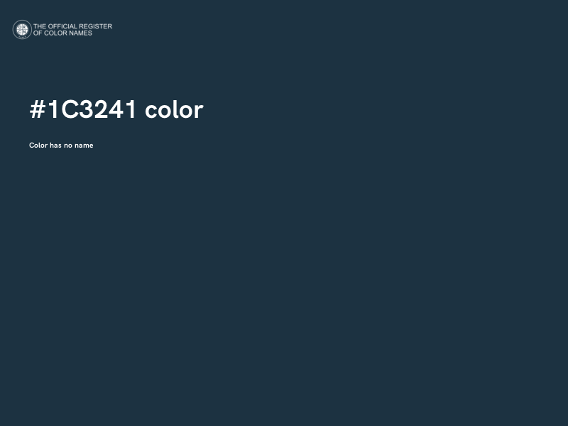 #1C3241 color image