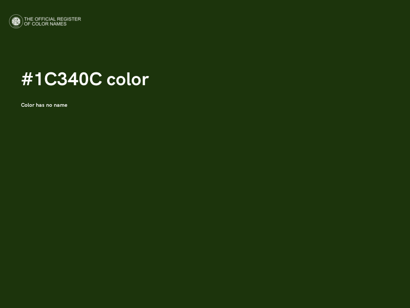 #1C340C color image