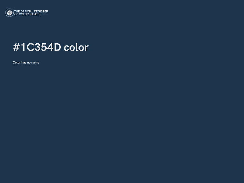 #1C354D color image