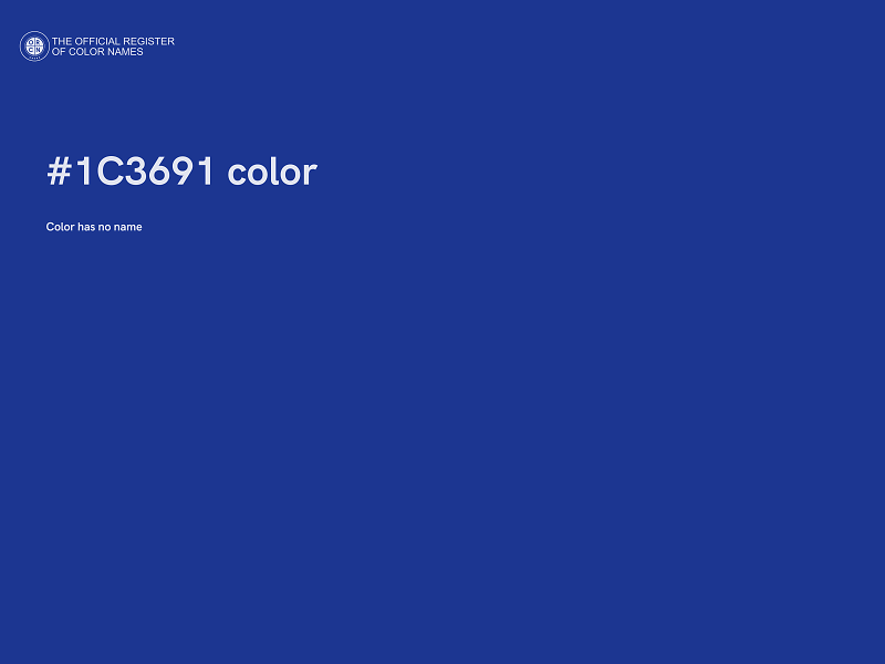 #1C3691 color image
