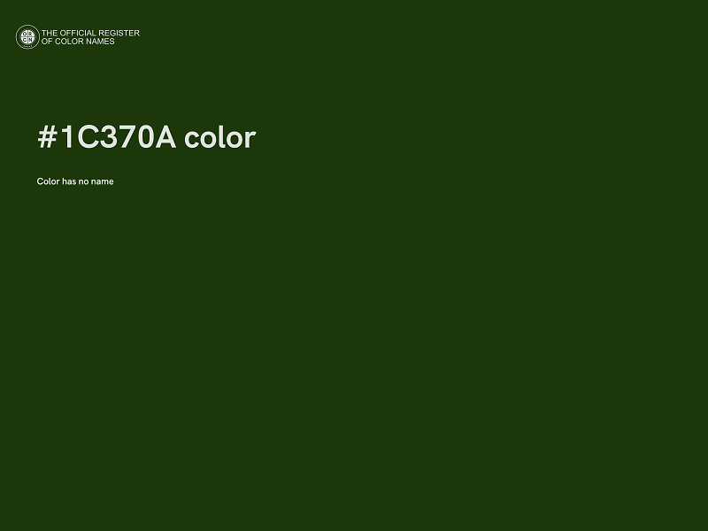 #1C370A color image