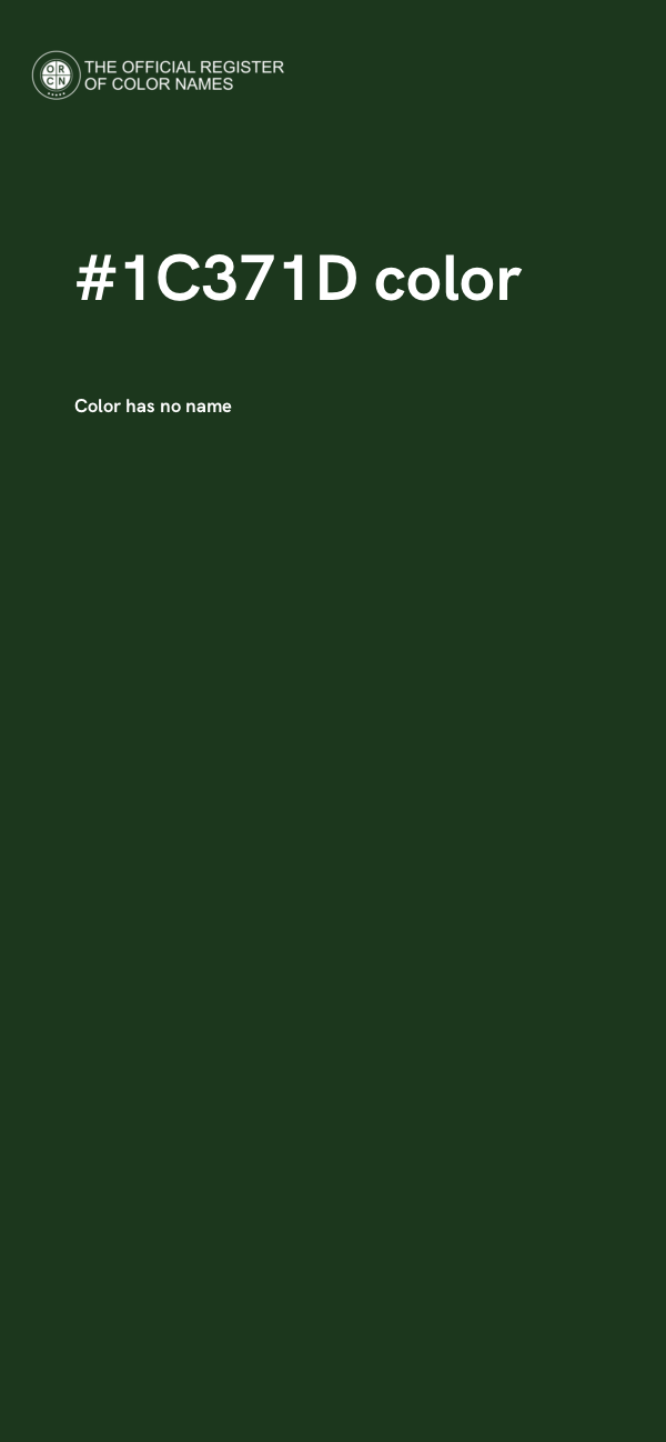 #1C371D color image