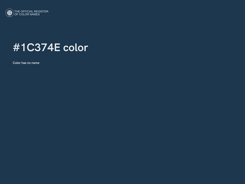 #1C374E color image