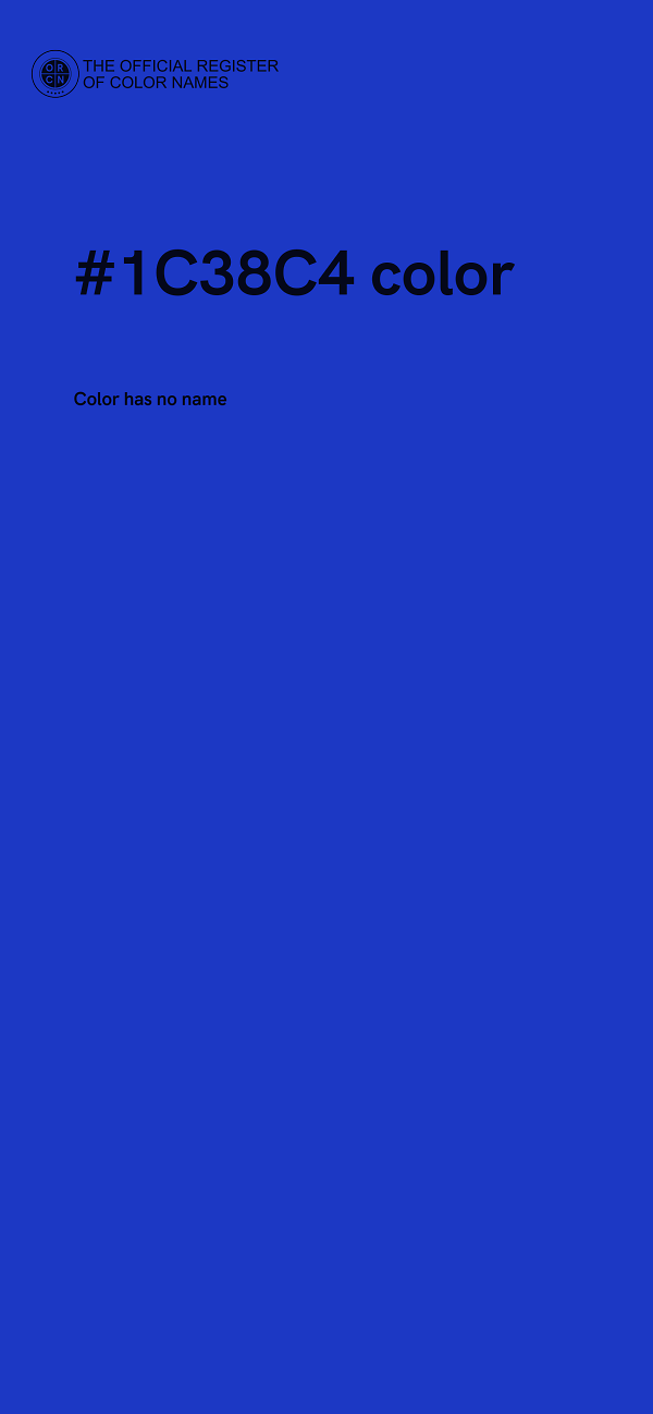 #1C38C4 color image