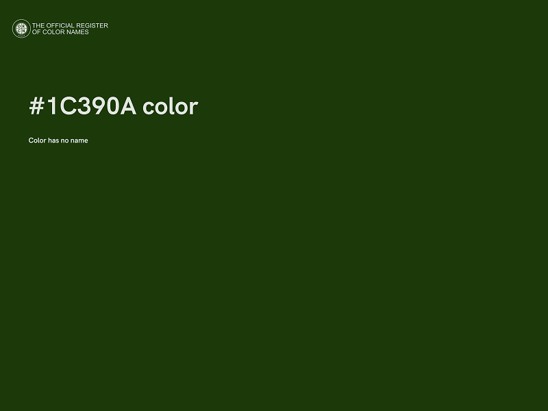 #1C390A color image