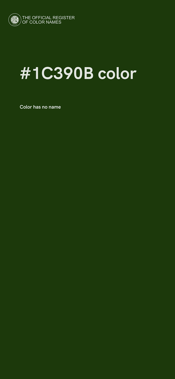 #1C390B color image
