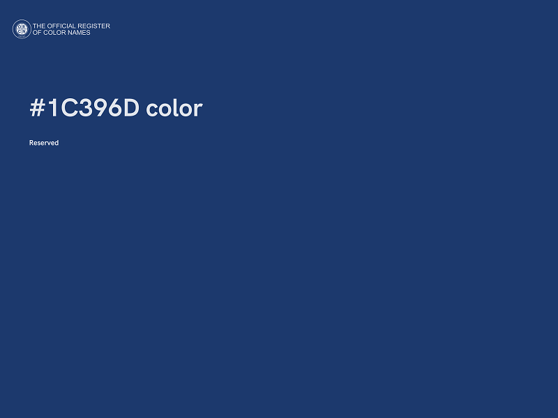 #1C396D color image