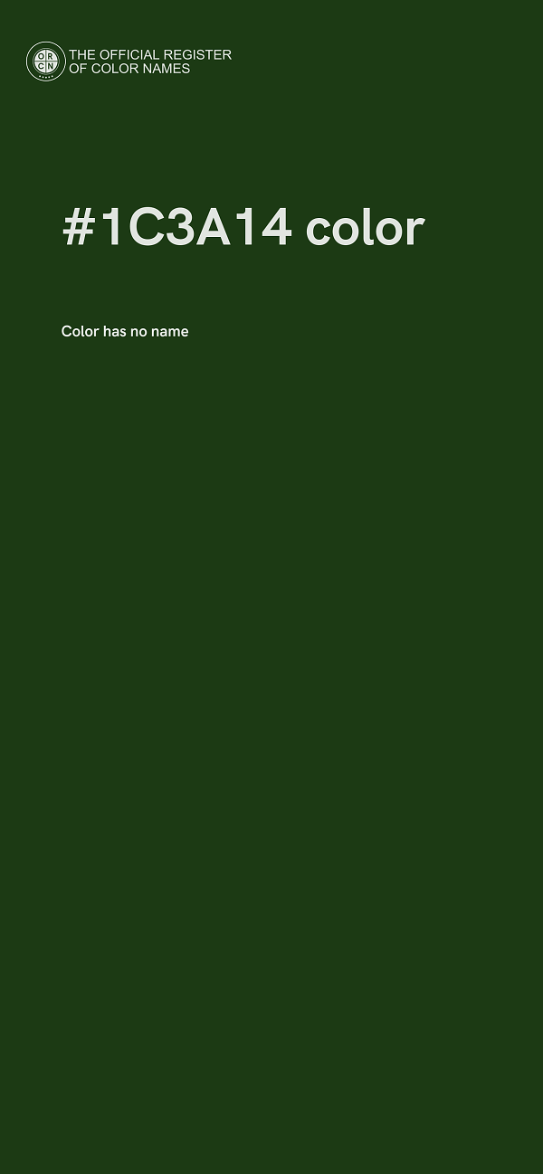 #1C3A14 color image