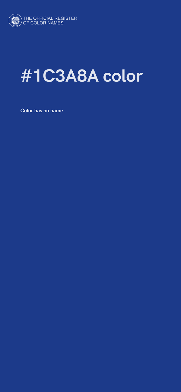 #1C3A8A color image