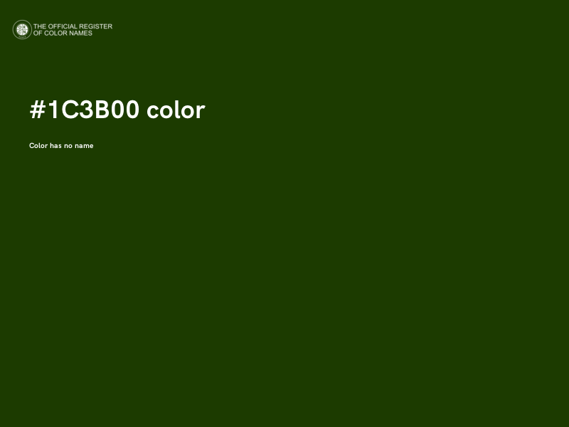 #1C3B00 color image