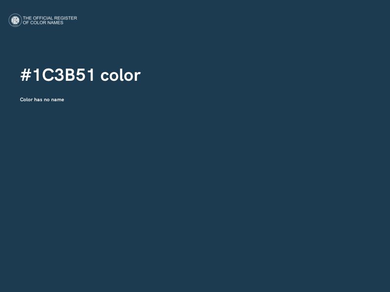 #1C3B51 color image