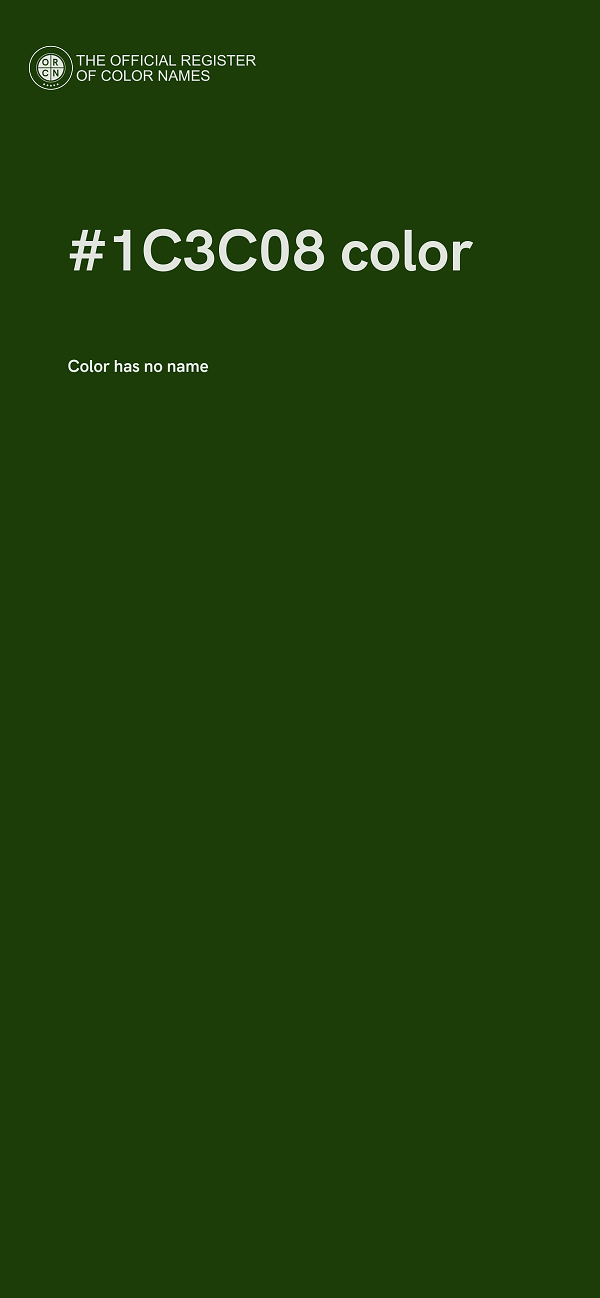 #1C3C08 color image