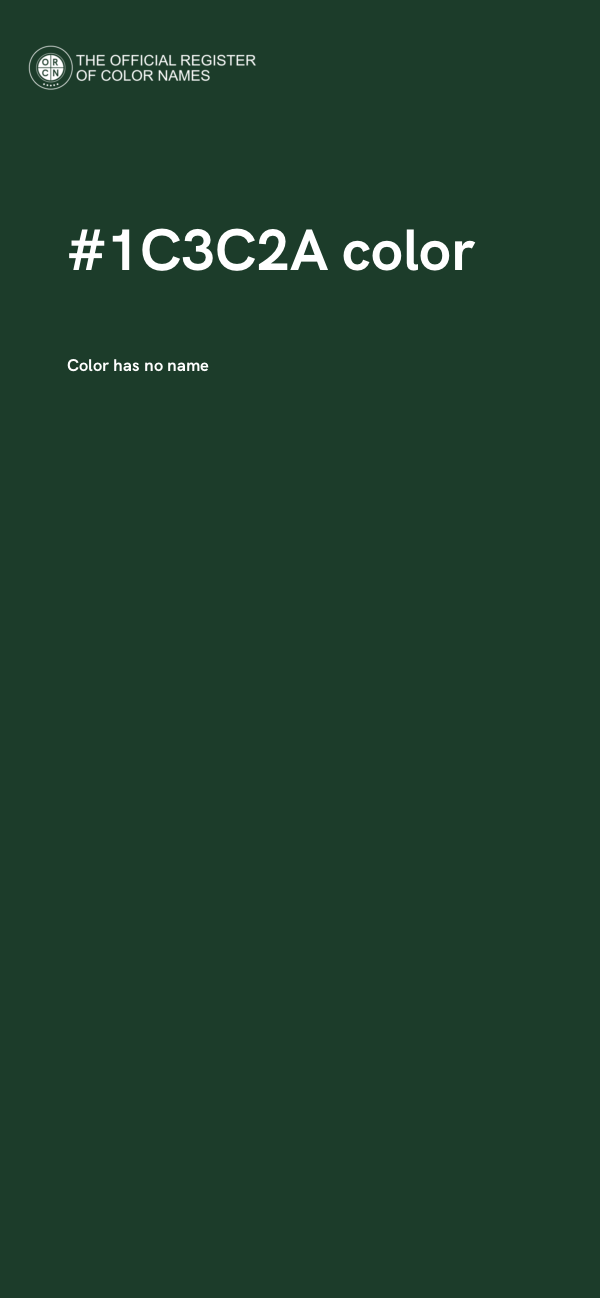 #1C3C2A color image