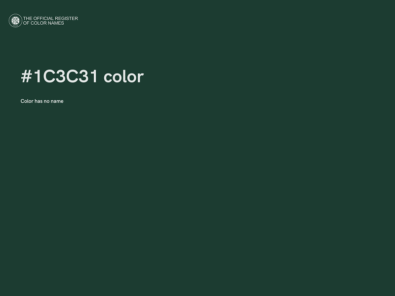#1C3C31 color image