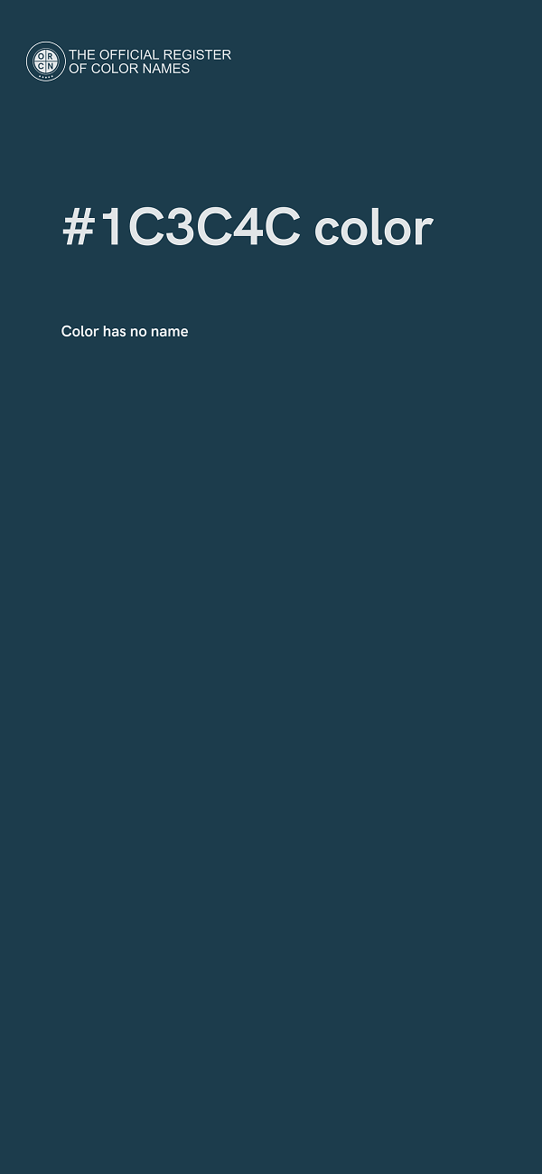 #1C3C4C color image
