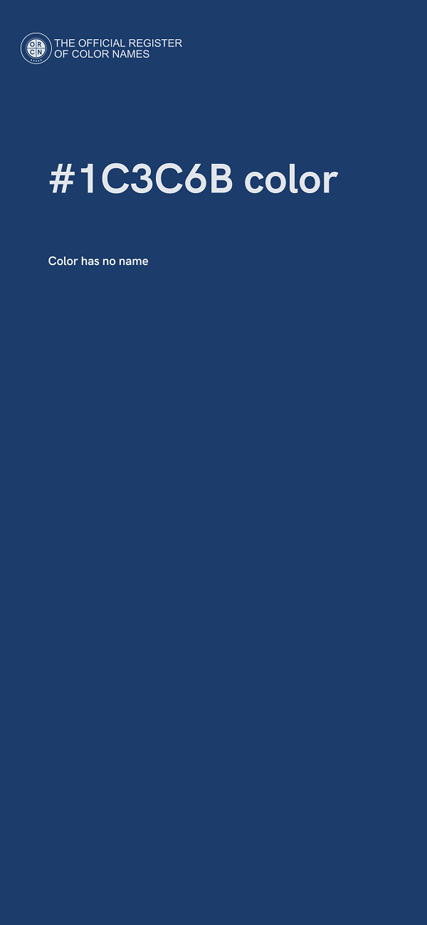 #1C3C6B color image