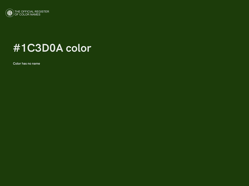 #1C3D0A color image