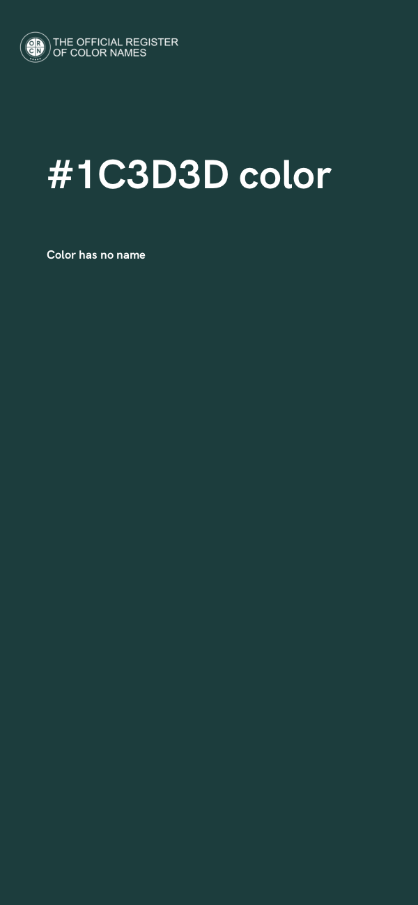 #1C3D3D color image